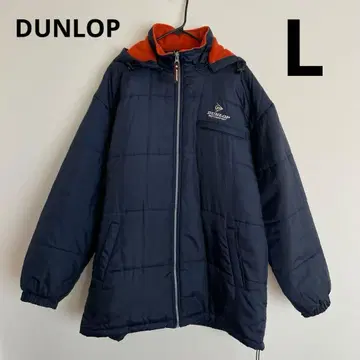 던롭 모터스포츠 남성용 패딩 자켓 네이비 L 방한복 로고 자수