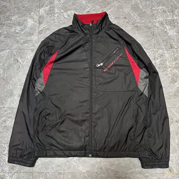 DUNLOP 나일론 자켓 L 블랙/빨간색