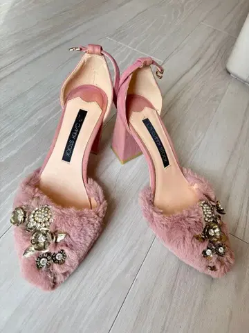 LILY BROWN 릴리 브라운 신발 펌프스 화이트 핑크