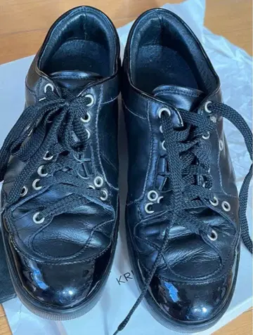 KRIS VAN ASSCHE 가죽 스니커즈 EU42 ( 약 27cm )