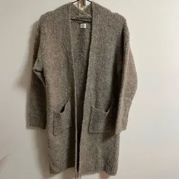 URBAN RESEARCH DOORS 부클레 니트 롱 가디건