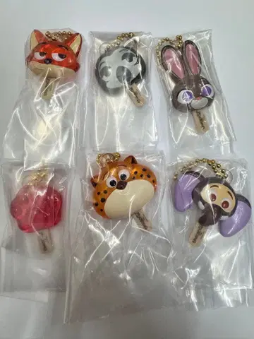 주토피아 아이스캔디 참 전6종 컴플리트 아이스캔디