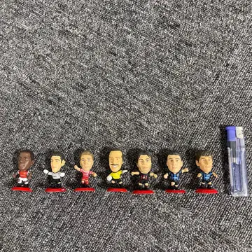 새상품급 축구 선수 피규어 세트 8체