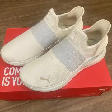 푸마 슬립온 24cm 화이트