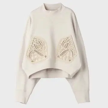 새상품급 25SS 마메쿠로구치 코드 자수 맨투맨 L사이즈 상당