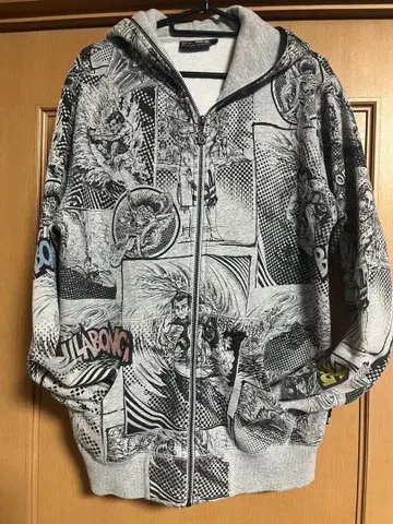 빌라봉 지퍼 후드티 풀 집업 후드티 L 사이즈