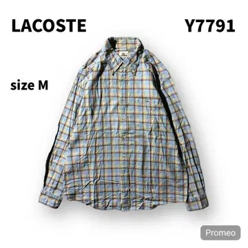 [ 즉시 구매 OK ] LACOSTE 긴팔 셔츠 사이즈 4 블루
