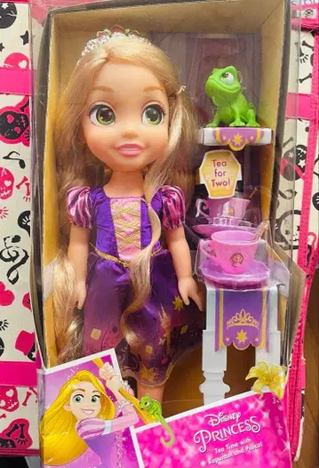 100주년 Disney Princess 라푼젤 파스칼 인형 본체