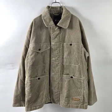 반재킷 코듀로이 커버올 자켓 써모라이트 충전솜 L 베이지