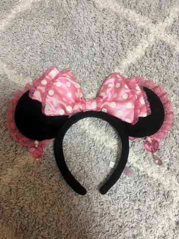 디즈니 핑크 머리띠 미니