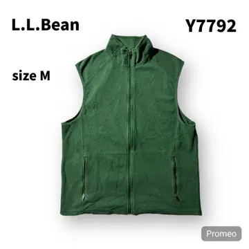 [ 즉시 구매 OK ] L.L.Bean 플리스 베스트 사이즈 M 그린