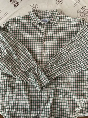 keboz 체크 무늬 긴팔 셔츠 L 사이즈