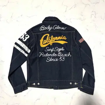 Y2K embroidery jean jacket 헤이세이 시부야계 갸루