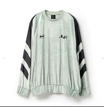 요네즈켄시 [ JUNK ] 벨로아풍 그린 맨투맨 L 사이즈