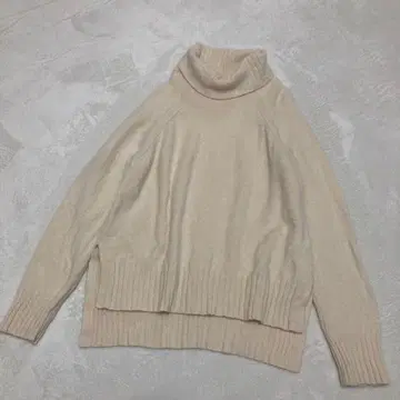 저널 스탠다드 캐시미어 혼방 니트 터틀넥 오버 사이즈