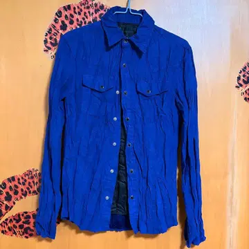 MURDER LICENSE 파랑 플란넬 셔츠