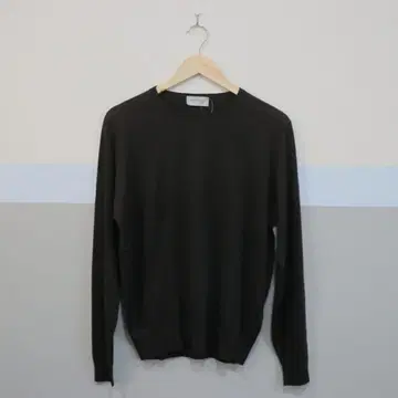 JOHN SMEDLEY 크루넥 니트 M 사이즈 다크 브라운