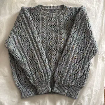 구제 의류 쇼와 레트로 스웨터 여성용