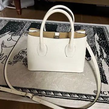 유나이티드 애로우즈 핸드백 화이트