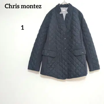 크리스몬테스 네이비 퀼팅 자켓 버튼 포함 1