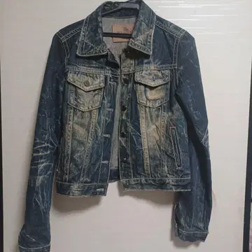 클래식 데님 자켓 페이드 가공