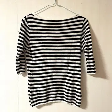 SHIPS 보더 7부 기장 티셔츠