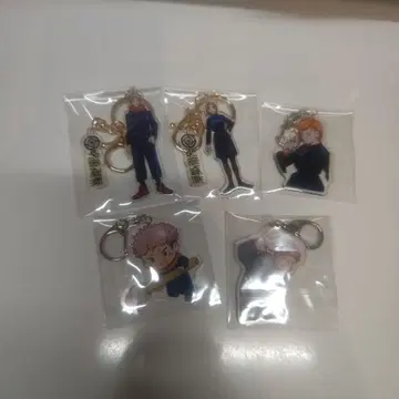 주술회전 아크릴 키링 5개 세트
