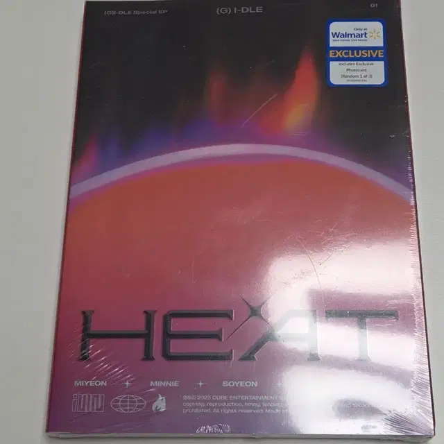 (여자)아이들 HEAT 앨범 미개봉