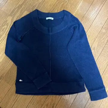 [ 새상품급 ] LACOSTE 네이비 긴팔 스웨터 34