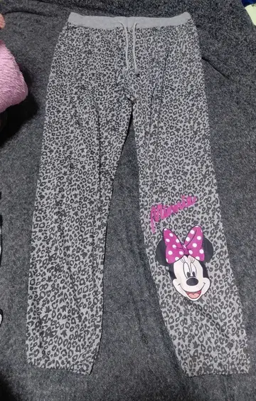 미니 레오파드 무늬 조거 팬츠