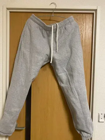 NEVVER 그레이 스웨트 팬츠 GR7