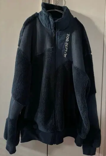 DOG DEPT 플리스 자켓 다크 블루