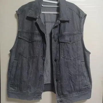 다크 그레이 데님 베스트