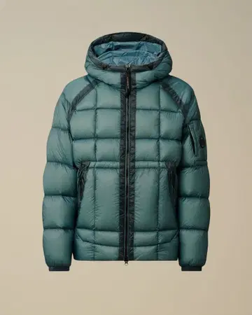 cp D.D. SHELL HOODED DOWN PUFFER JACKET