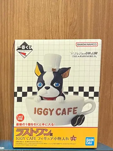 죠죠 월드 제일복권 라스트 원상 IGGY CAFE 피규어 소품함