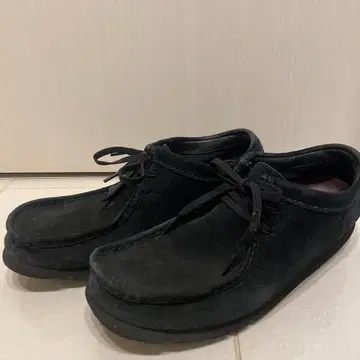 Clarks GORE-TEX 스웨이드 캐주얼 슈즈 블랙