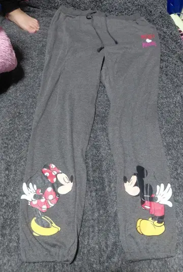 미키 미니 조거 팬츠 그레이