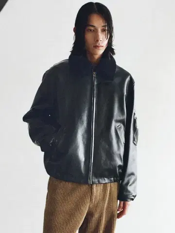 French Pilot Leather Jacket LIDNM