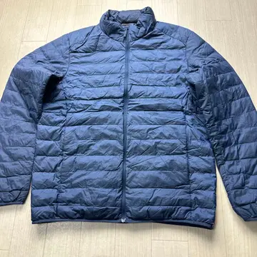 유니클로 울트라 라이트 다운 자켓 L 블루 계열