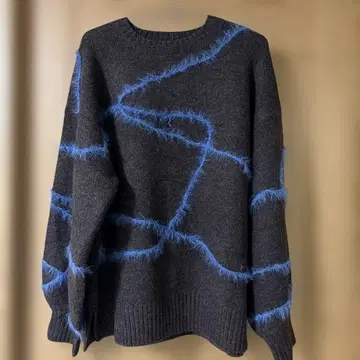 멜란지얀 선 패턴 풀오버