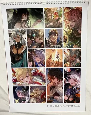 그랑블루 판타지 페스티벌 달력 2024 샌들폰 웜듀스 비카라