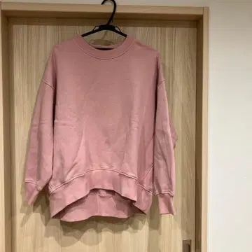 URBAN RESEARCH DOORS 핑크 맨투맨 속기모