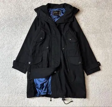 아즈노즈 아즈 블랙 모즈 코트