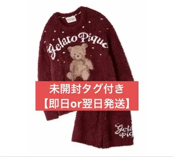 [ ONLINE 한정판 ] 젤라토 스노우 베어 자카드 풀오버 & 숏팬츠