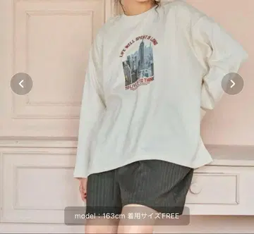 niko and - 백 프린트 긴팔 T셔츠 FREE 시착만 한 상품