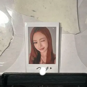 르세라핌 도쿄돔 공연 폴라로이드 윤진 친필 사인