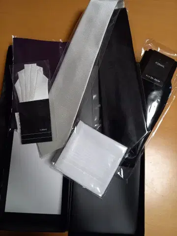 미사용 포멀 세트 관혼상제 넥타이 결혼식 장례식 6종 세트