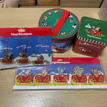 디즈니 크리스마스 2019 묶음 판매 수베니어 백 메모 캔 레트로