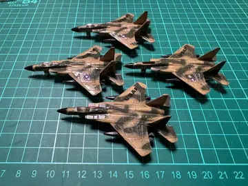 카모플라쥬 전투기 모델 4대 세트