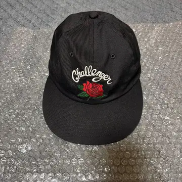 Challenger 장미 자수 캡
